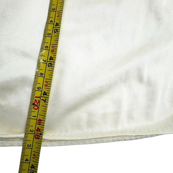 KAYSER Medium Vintage Butter Yellow Full Length Lurelon Nylon Nightgown Silky - Picture 7 of 7